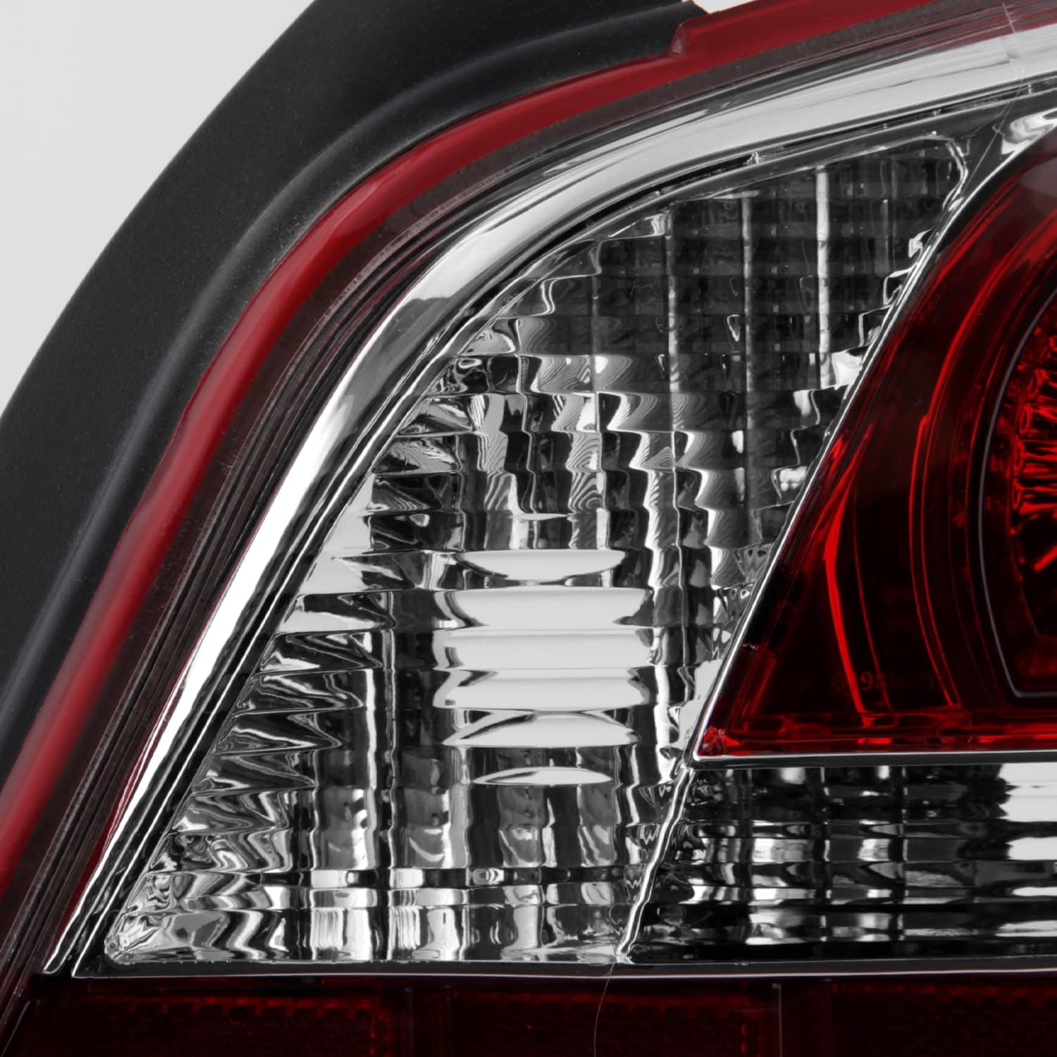 AKKON - Fits 2013 2014 2015 Altima Sedan 4Door Red Clear Tail Lights Brake Lamp Pair Driver + Passenger Replacement