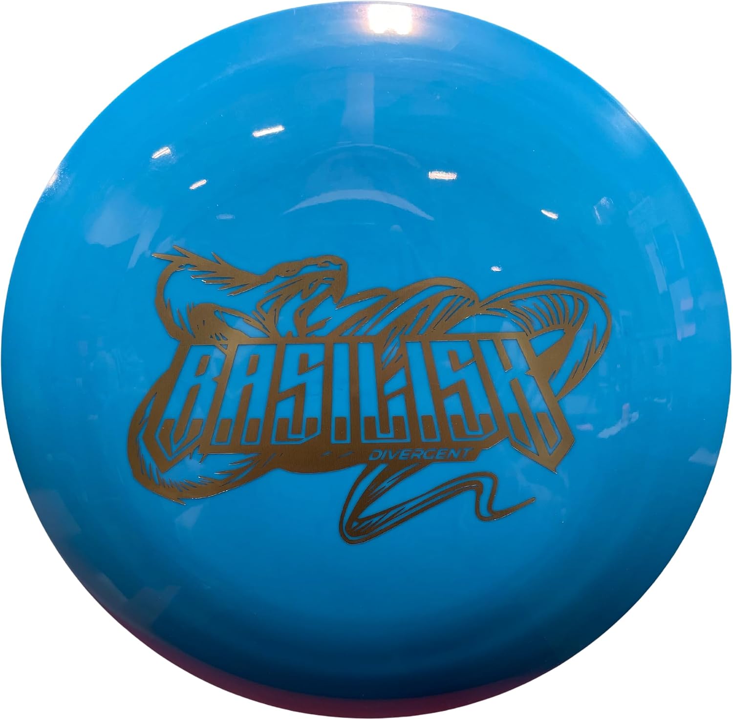 Divergent Discs Basilisk Long Range Disc Golf Driver for Beginners | Easy-to-Throw Max Grip Plastic