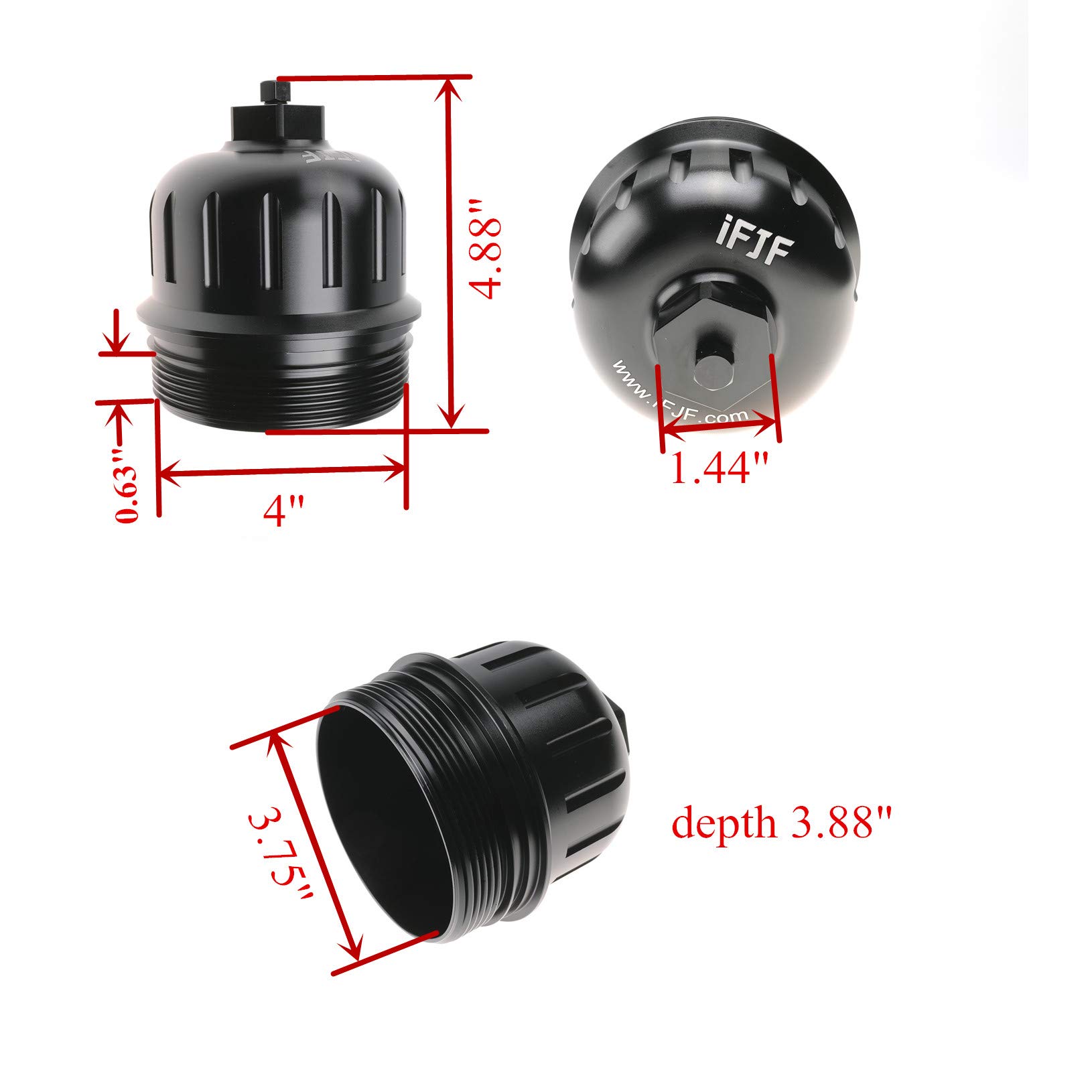 iFJF 134001 Fuel Filter Housing Cap Replacement For 2017
