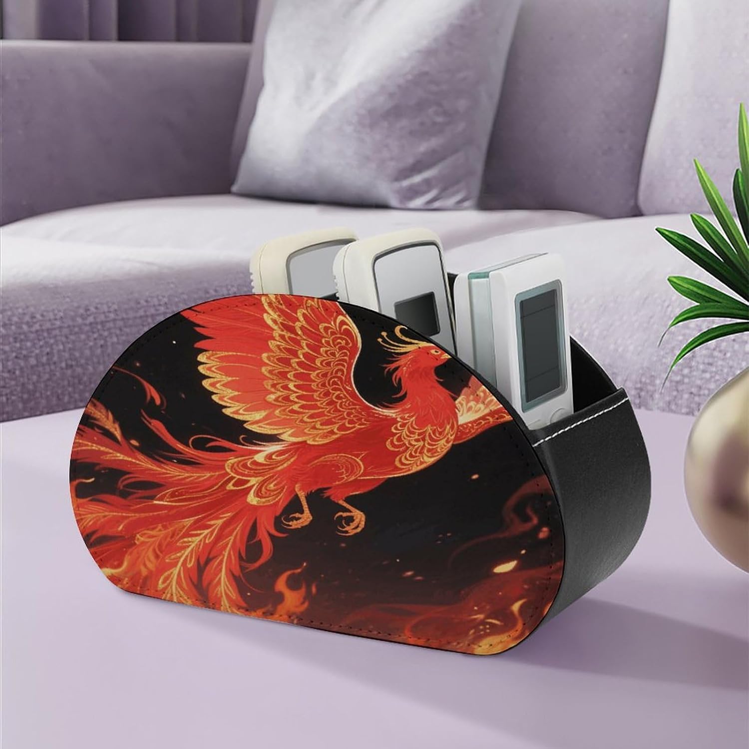 Phoenix Flame Remote Control Holder with 5 Compartments image 5