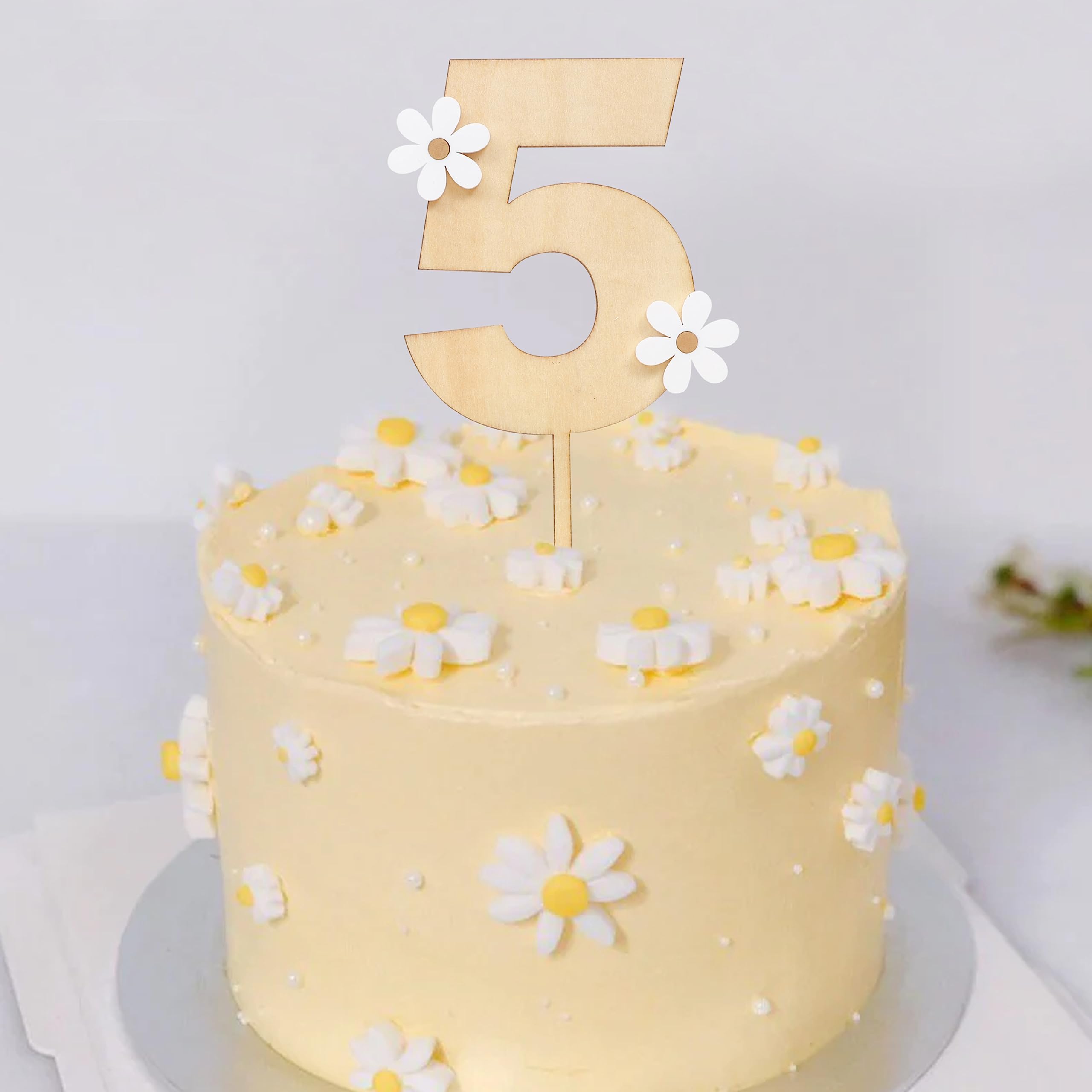 JeVenis Jaune Décoration De Gâteau De Marguerite Décoration D'anniversaire De Marguerite Décoration De Gâteau De Marguerite Décoration De Fête De Marguerite Décoration De Gâteau De Marguerite