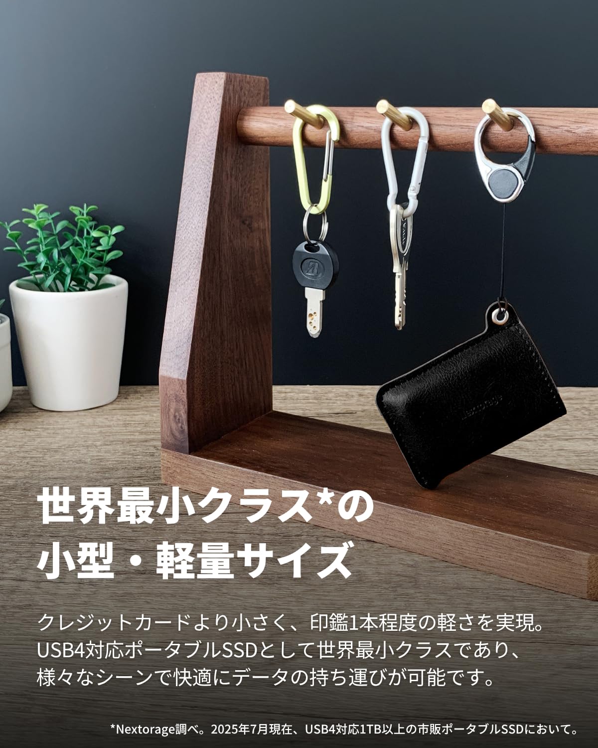 Amazon | Nextorage 日本メーカー USB4 ポータブルSSD 2TB USB4 Gen3x2