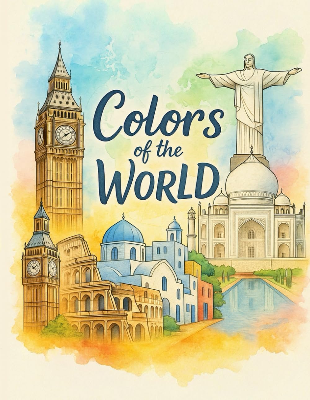 Colors of the World: A coloring journey through inspiring places around the globe