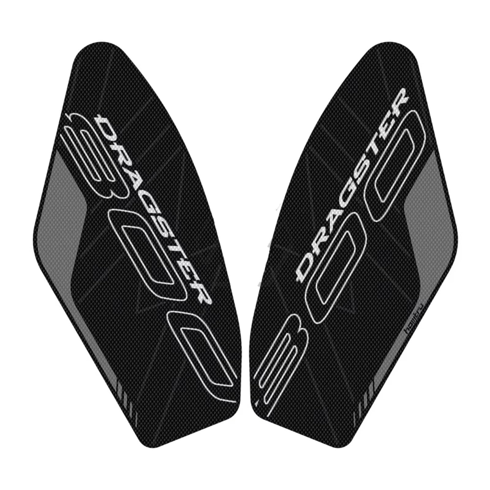 Compatibile Con MV Agusta Per Dragster Per 800 Per 800 RR Per SCS 2020 Moto Carbon Look Tappo Carburante Protector Pad Adesivo Antiscivolo Serbatoio(Black)