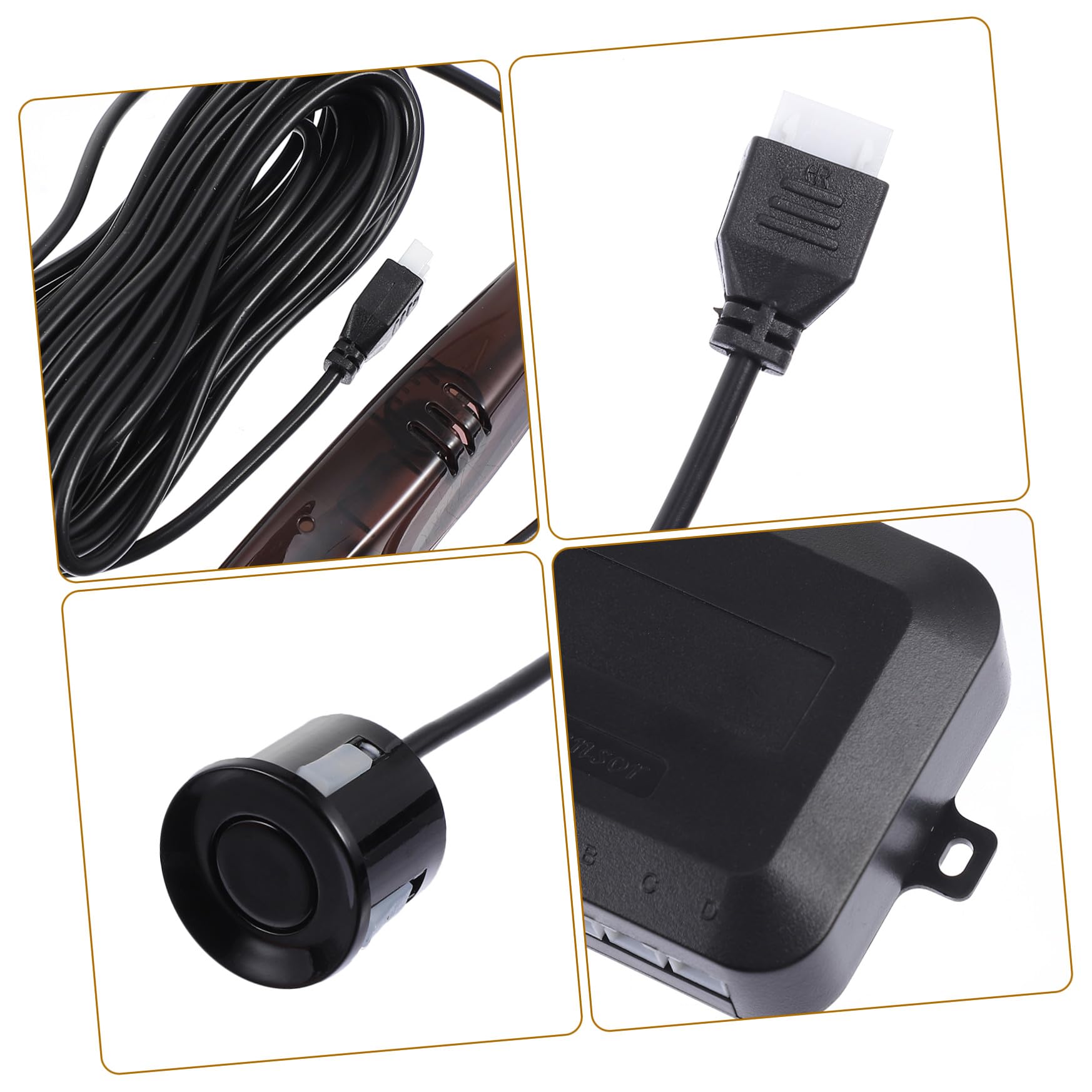 Mikinona Sensor De Aparcamiento Led para Coche Sistema De Sensor De Incluye Aviso De para Estacionamiento Garaje o Aparcamiento Ciudad