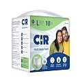 CIR Adult Diaper Pants Style | Adult Diaper Large Size (L)|Waist (90-120cm I 35" - 47") |10 hr Absorption-Protection | U