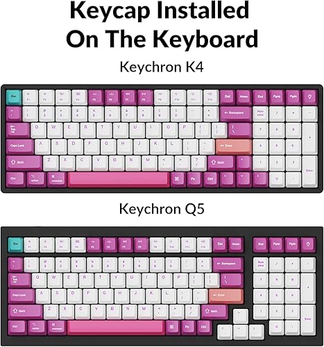 Miniatura 2 de Keychron Juego completo de teclas OEM Dye-Sub PBT (133 teclas) - Unicornio