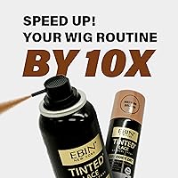 Vista 5 de EBIN NEW YORK Spray de encaje tintado, secado rápido 10X, resistente al agua, sin residuos, aplicación uniforme, tono de piel, aspecto natural, 3.38