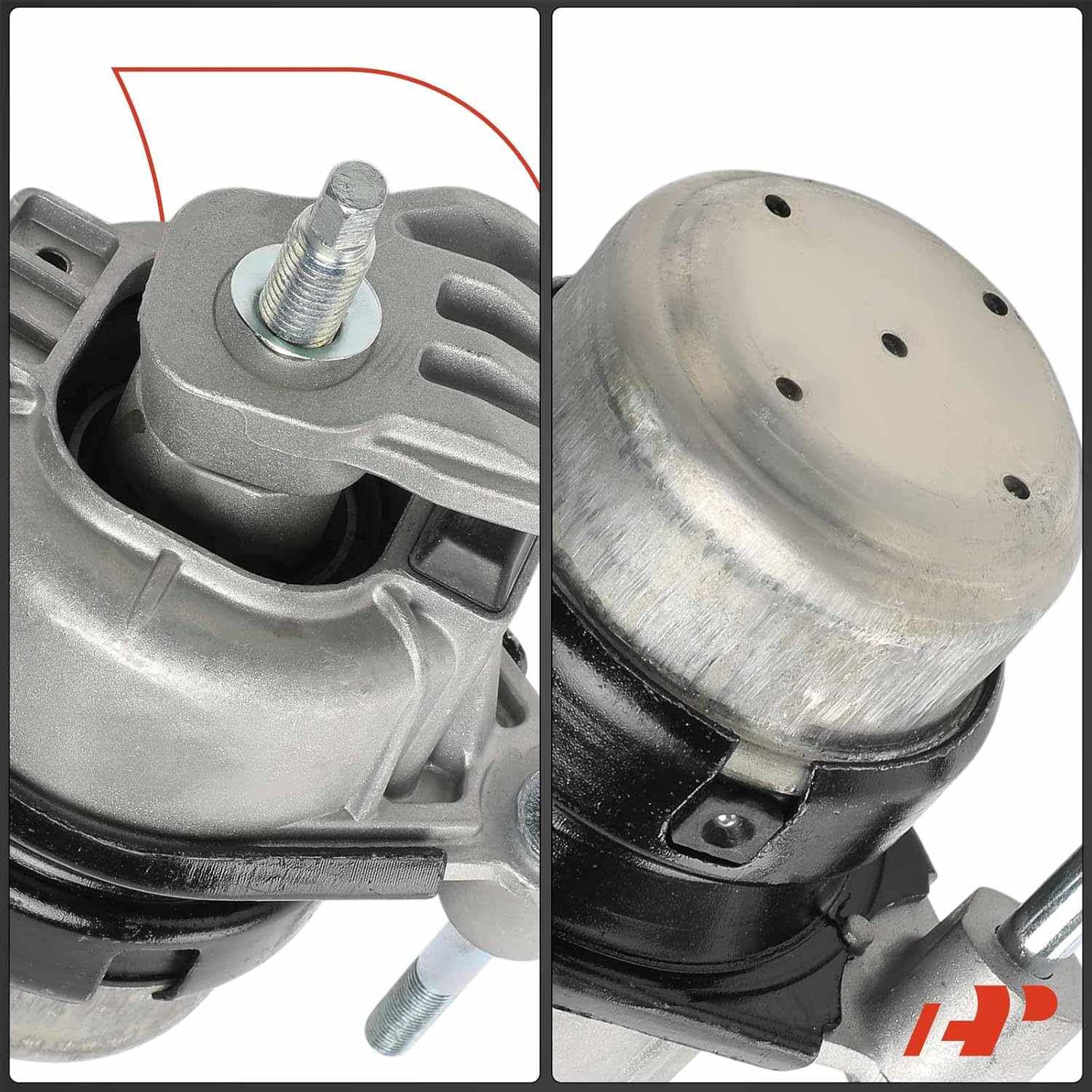 A-Premium Left Driver Side Transmission Mount Compatible with Chevrolet Corvette 2014 2015 2016 2017 2018 2019, 6.2L, Automatic and Manual Transmission