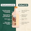 Anveshan Wood Cold Pressed Ground Nut Peanuts Oil 2 Litre | Plastic Can | Kolhu/Kacchi Ghani/Chekku | Peanut Oil | Natural | Chemical-Free | Cold Pressed Ground Nut Oil for Cooking gallery image