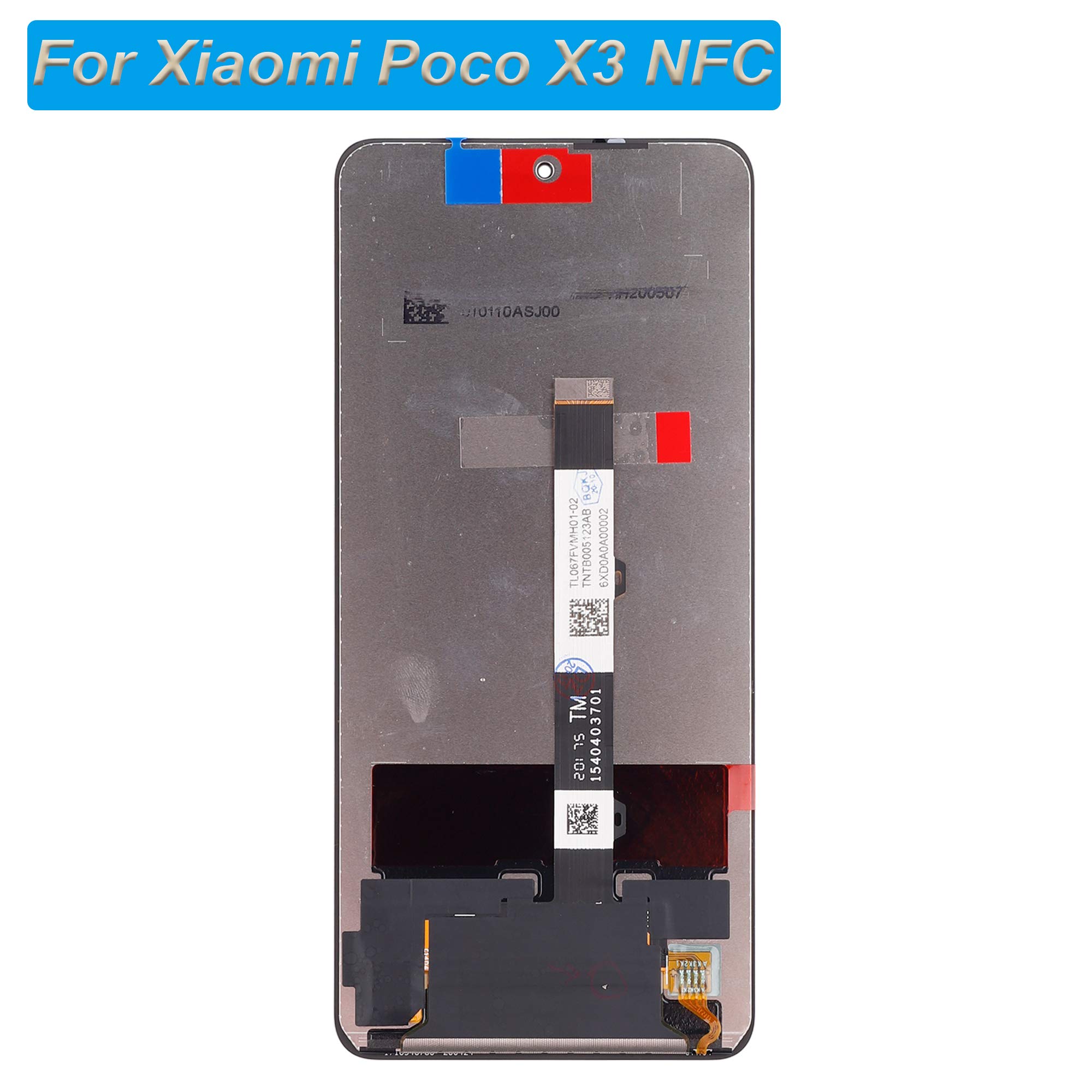 Display LCD Xiaomi Poco X3 6.67″ – Schermo Di Ricambio Con Utensili – Nero - 4