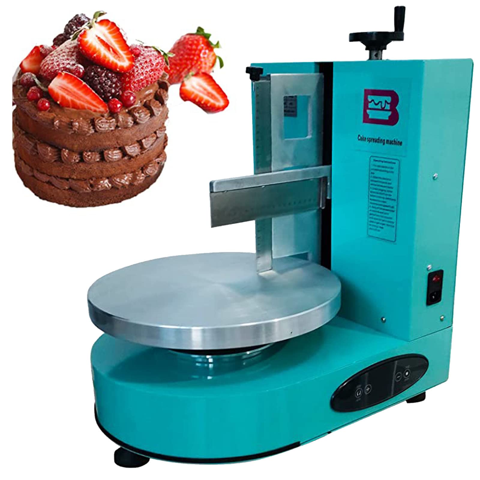 Cuisson des Outils de gâteau d'anniversaire 4-12 Pouces Automatique Machine à glaçage de gâteau d'anniversaire revêtement daube décoration gâteau Rond crème étalement décoration lissage Machine d