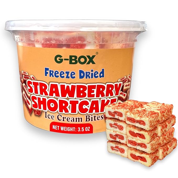 G-BOX Freeze Dried Ice Cream Strawberry Shortcake