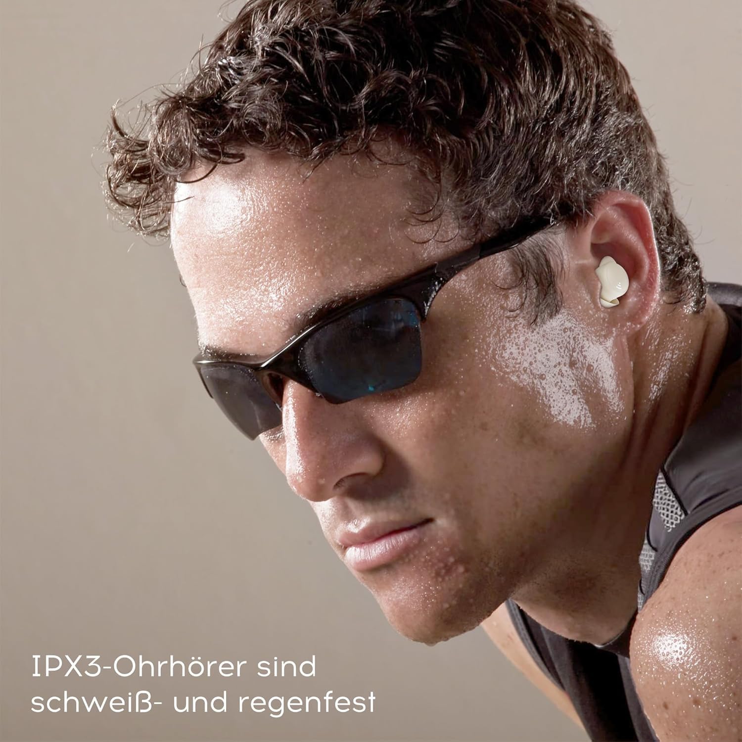 sunvito Slaaphoofdtelefoon, mini-hoofdtelefoon om te slapen, draadloze Bluetooth 5.4, vloeibare siliconen hoofdtelefoon voor zijslapers, prestatieweergave voor training, werken, reizen (zwart