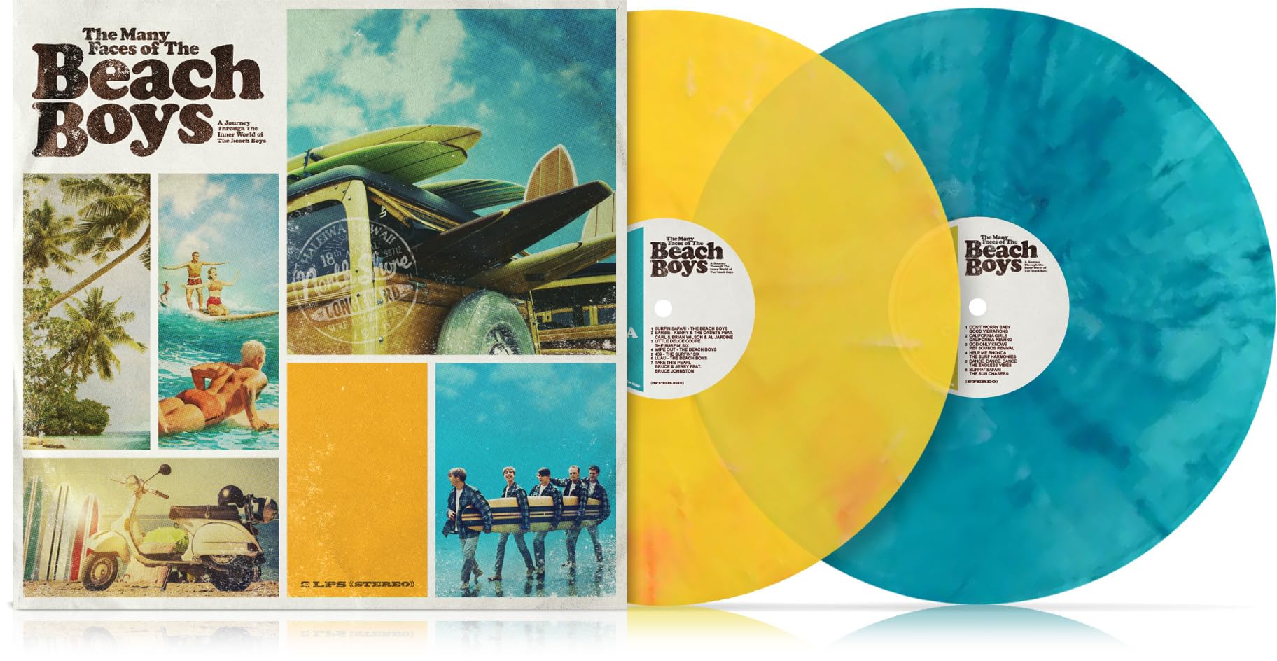The Many Faces Of The Beach Boys (Marble/Cyan Vinyl)