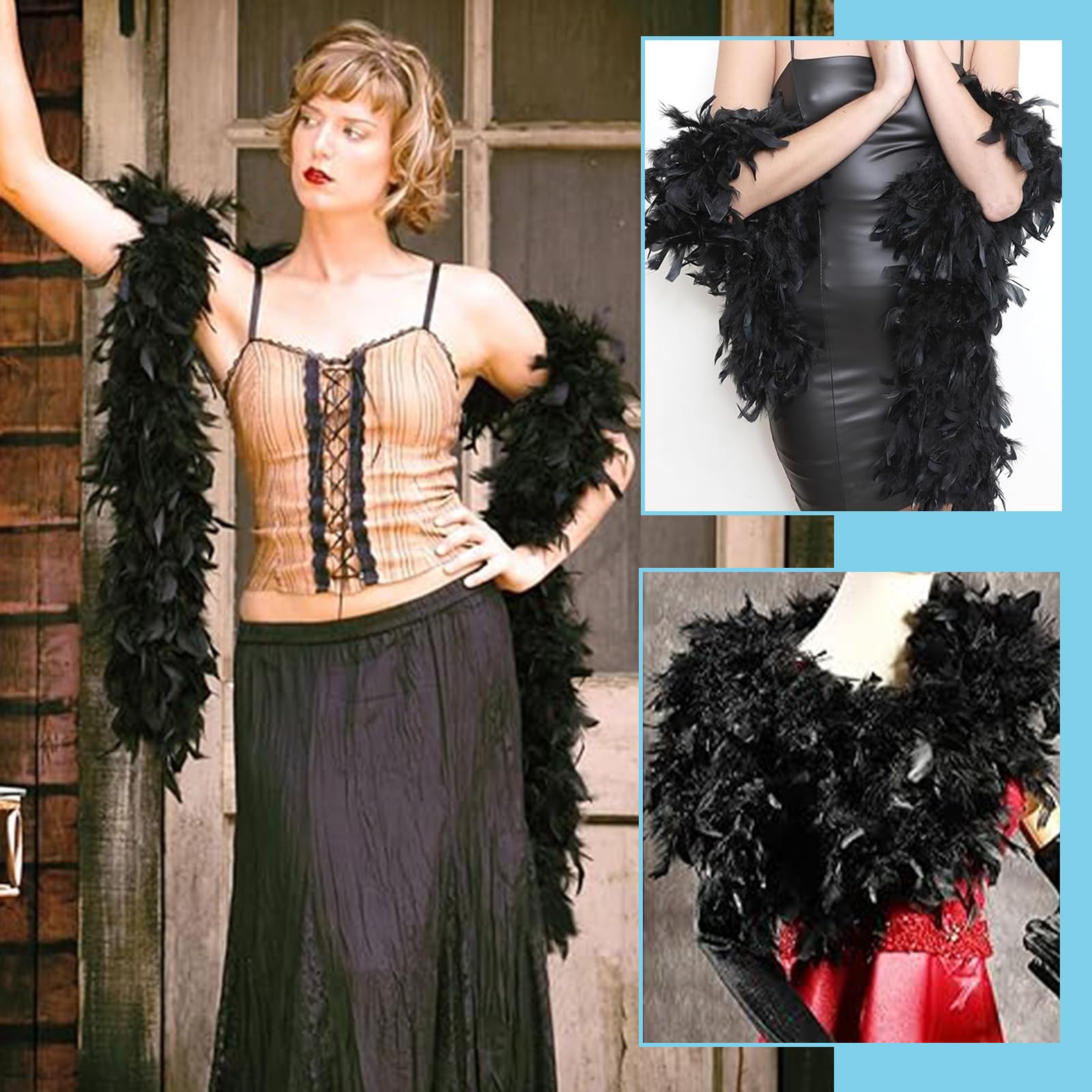 HhBdy 60g Feather Boa - Image 4