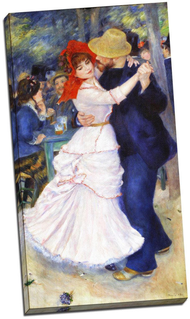 Danse à Bougival Impression sur toile Renoir Grand format art romantique