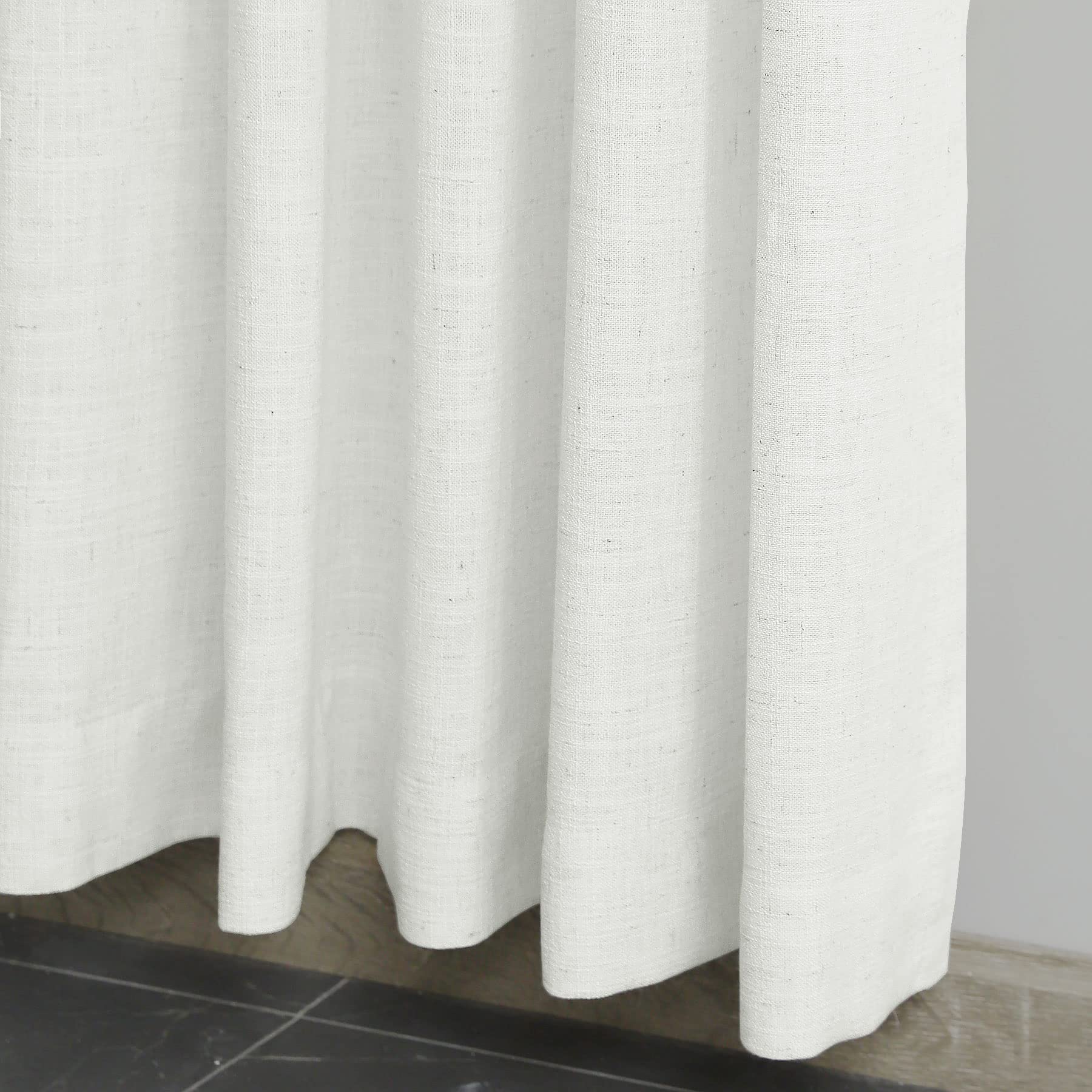 Tende per loft in lino extra lunghe, lunghezza 610 cm, con occhielli per filtrare la luce, per soggiorno alto, finestre alte dal pavimento al soffitto, 4,3 m, 1 pannello