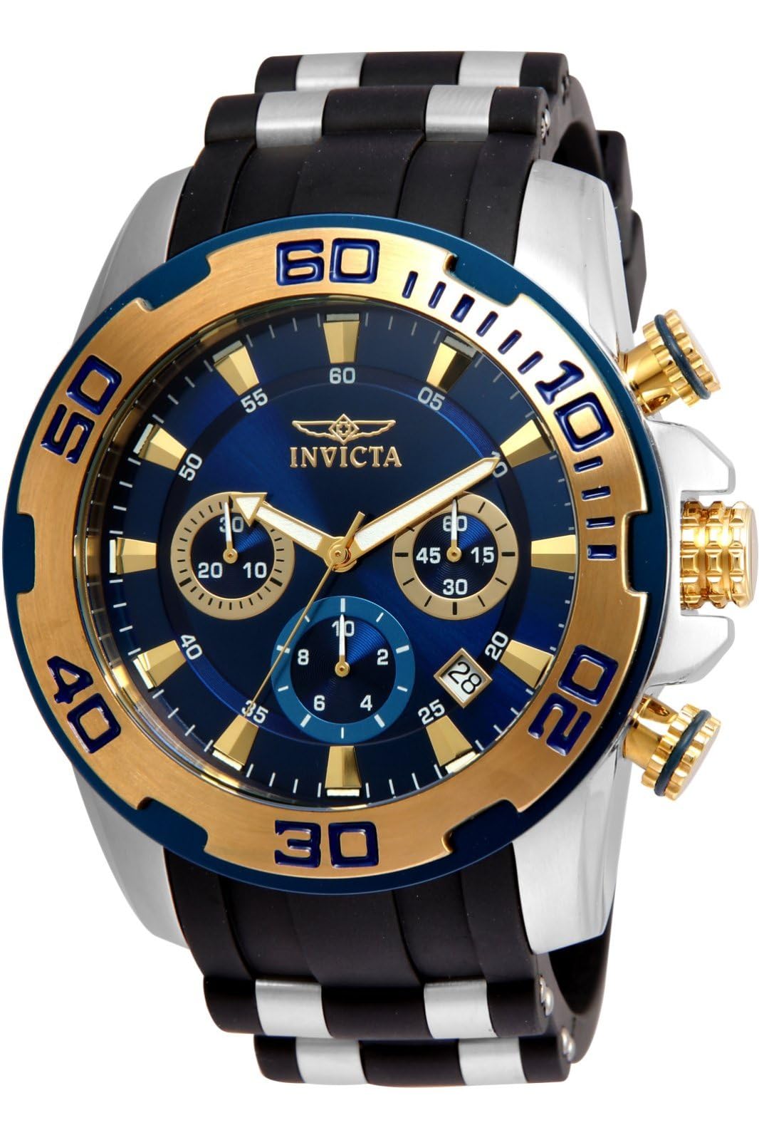 Invicta Silicone Pro Diver Analog Black Dial Mens Watch-22339, Band Color:Multicolor (B01G5DGM1Q) Amazon Price History, Amazon Price Tracker