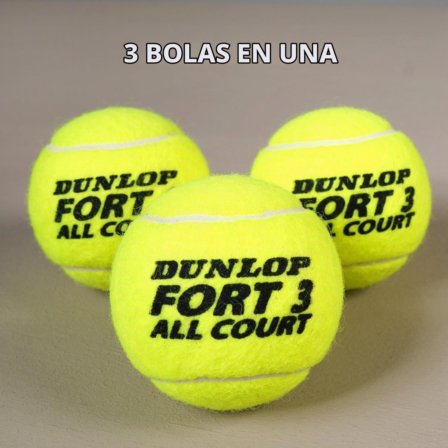 Dunlop FORT ALL COURT tripack 9 balls (3x3)