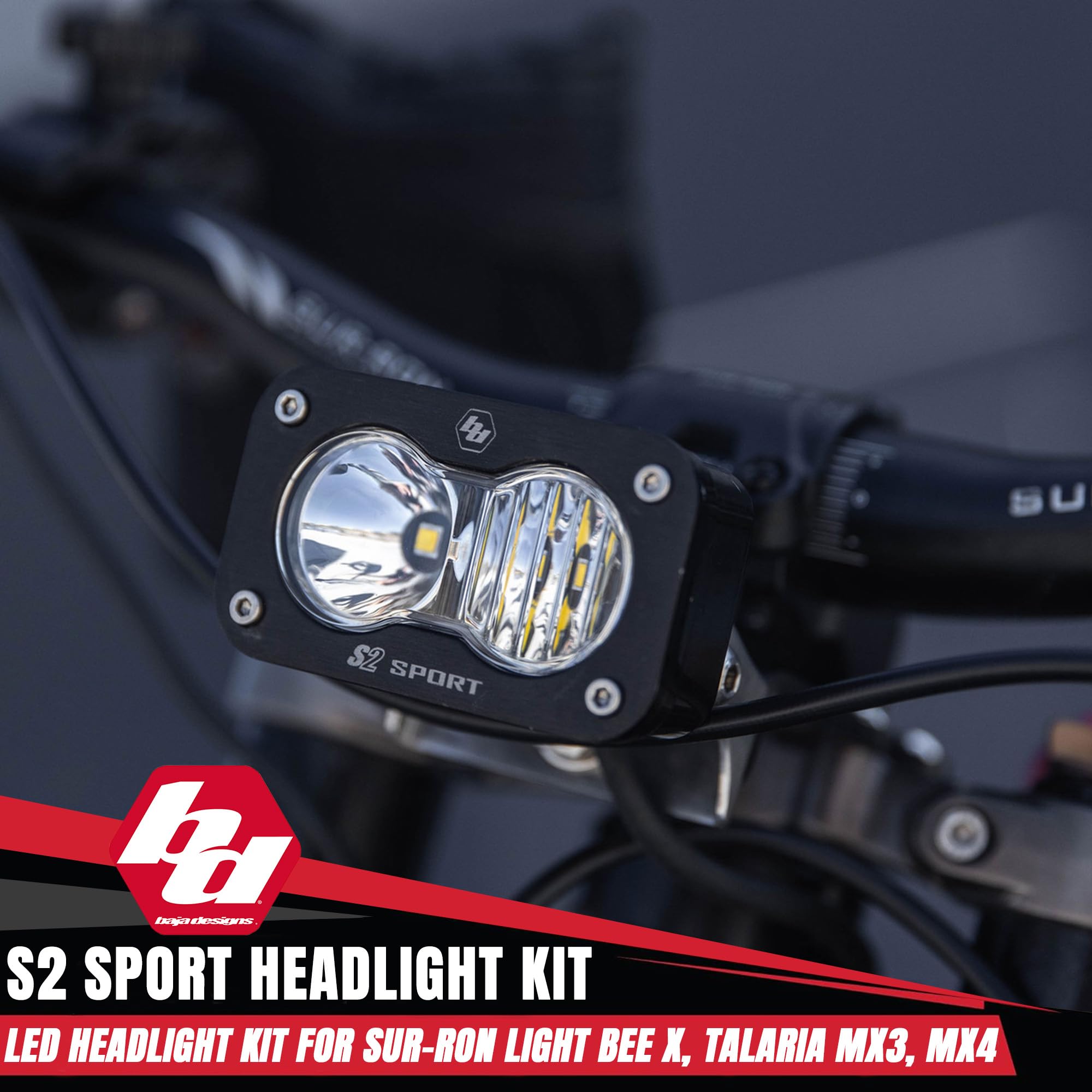 Baja Designs - Sur-Ron/Talaria S2 Sport Headlight Kit for 18-24