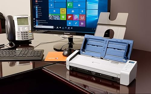 Miniatura 2 de Xerox Escáner de documentos portátil dúplex, escáner portátil dúplex Xerox dúplex, azul y blanco