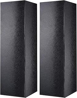 MALICPLUS 2 Wine Gift Boxes 13.5x4.5x4 Inches, Bottle Gift Boxes for Liquor and Champagne, Magnetic Closure Collapsible Gift Boxes (Glossy Black with Grass Texture)