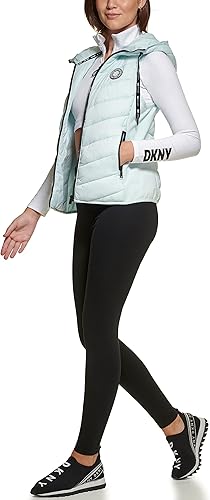 Miniatura 3 de DKNY Womens Logo Drawstring Puffer Vest