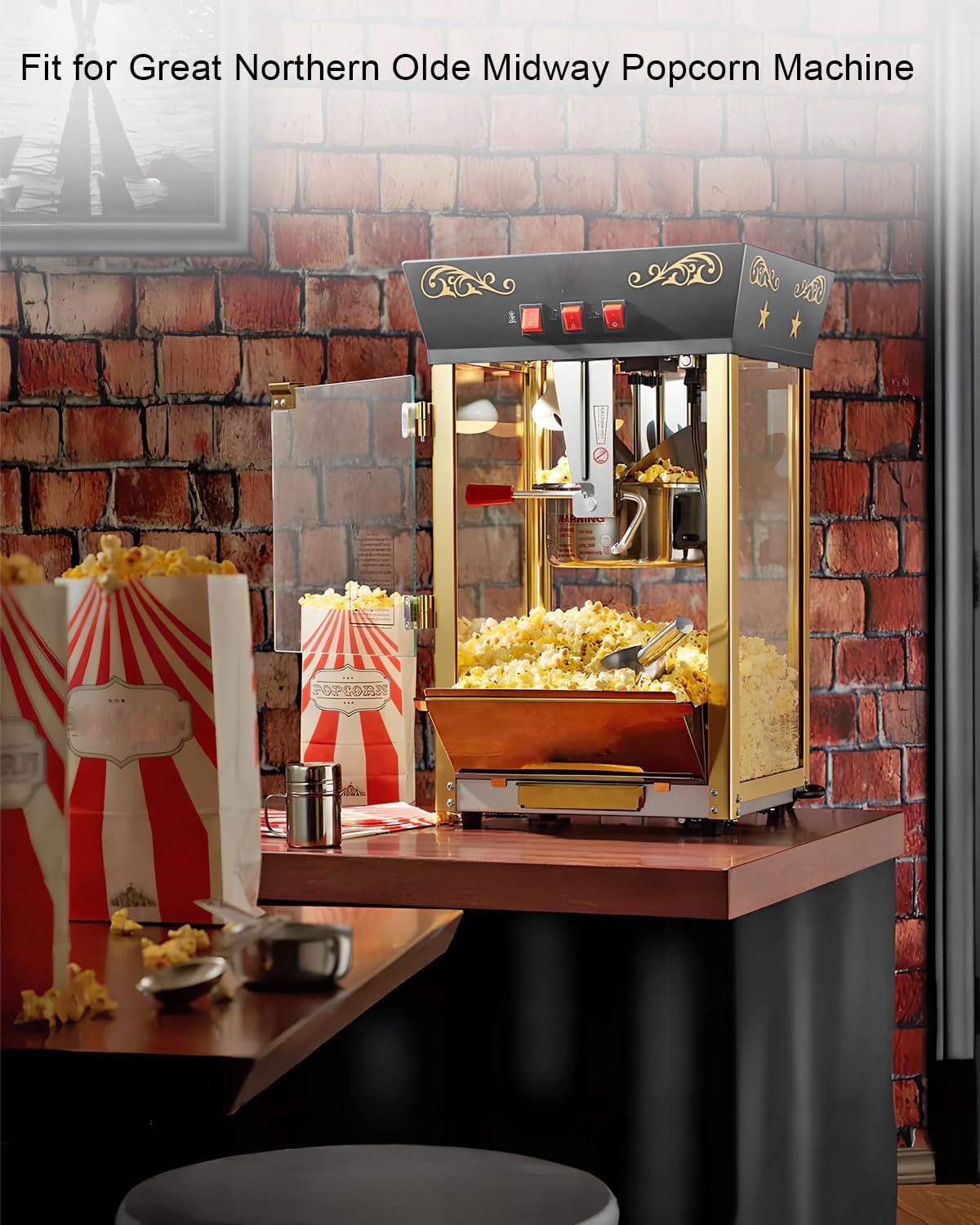 Popcorn Plug Socket Fit for Great Northern Olde Midway Popcorn Machine image 4