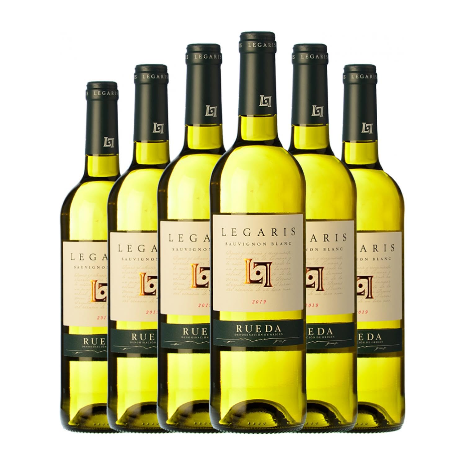 Legaris Sauvignon Blanca Rueda 75 cl Vino blanco (Caja de 6 Botellas de 75 cl)