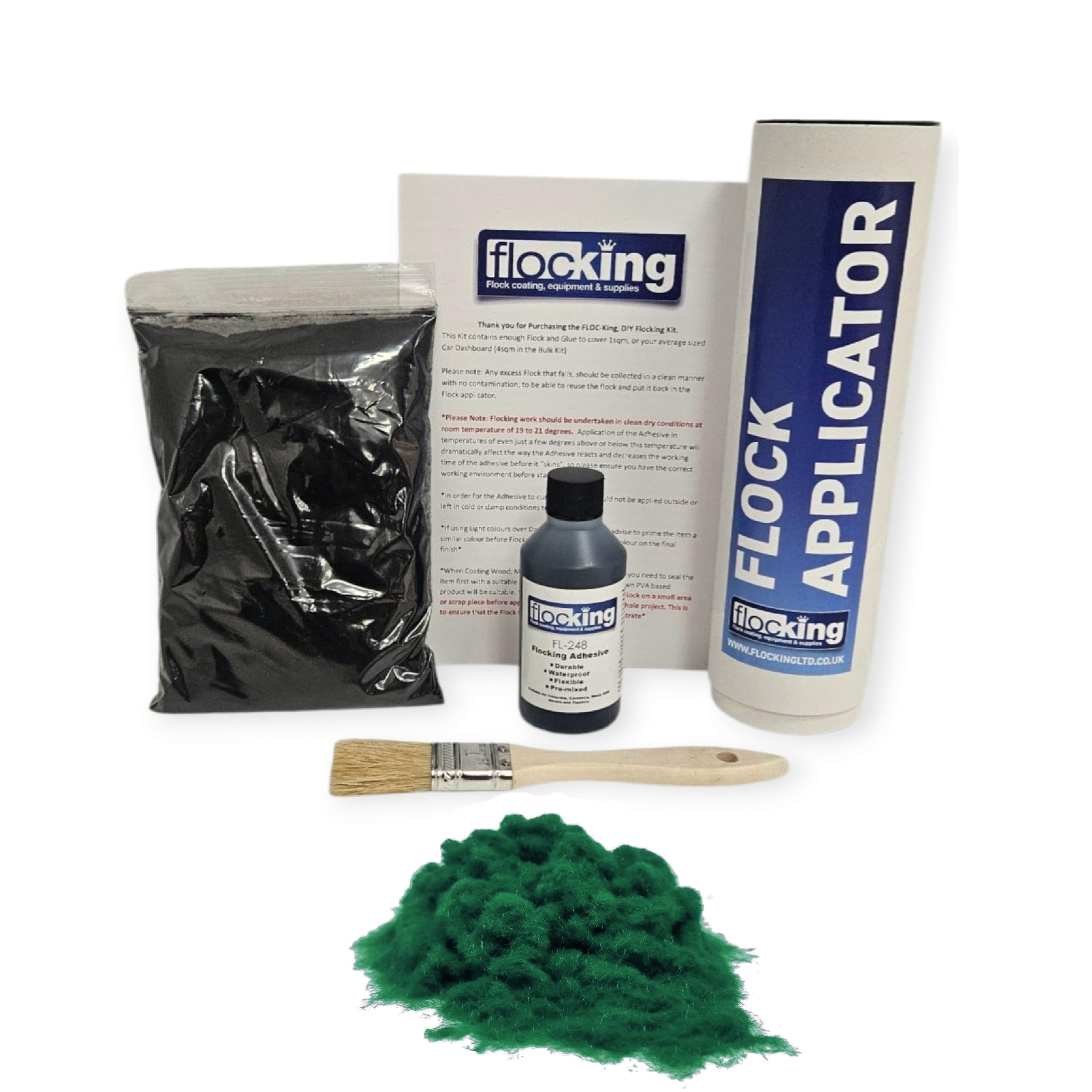 Kit flocage vert de course pour herbe de diorama miniature