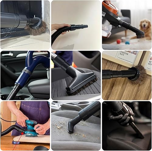 Miniatura 8 de Kit adaptador universal de manguera de vacío, convertidor de accesorios reductores de 1 1/2 pulgadas a 1 1/4 pulgadas de 1 3/8 pulgadas a 1 1/4