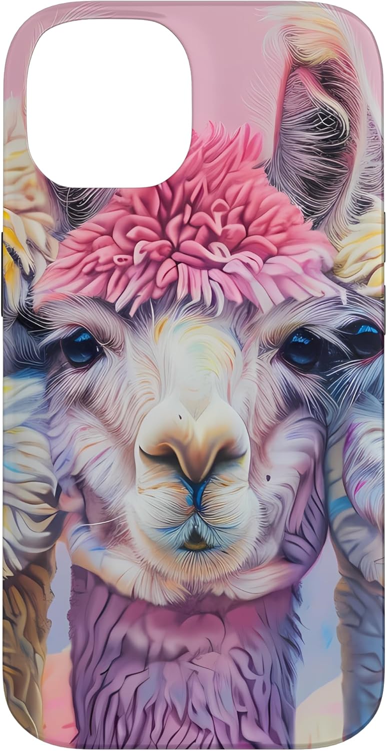 Adorable Alpacas Pastel Design Case for iPhone 13