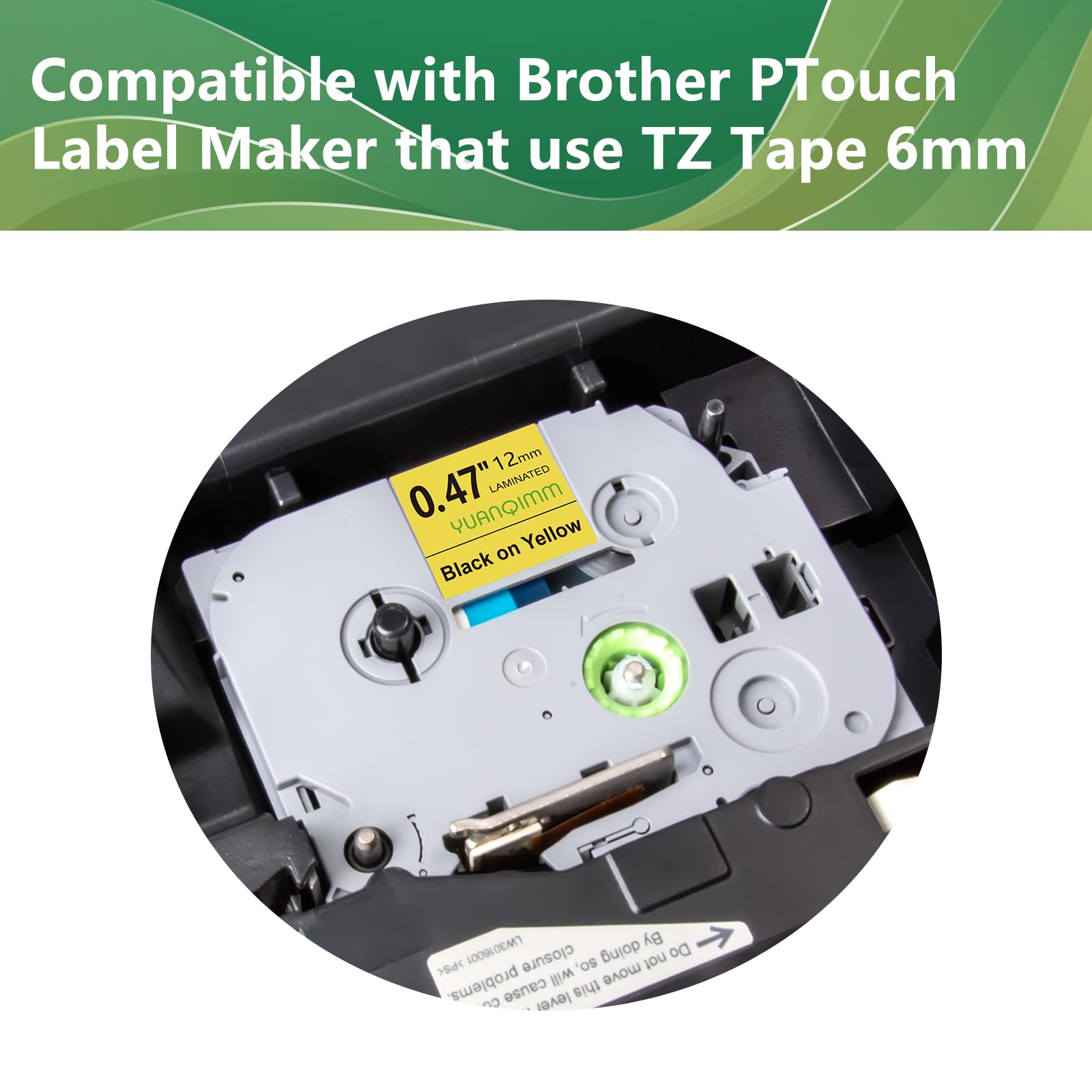 Nastri Nero Su Giallo Compatibile Con Brother TZE-641 - Foto 7