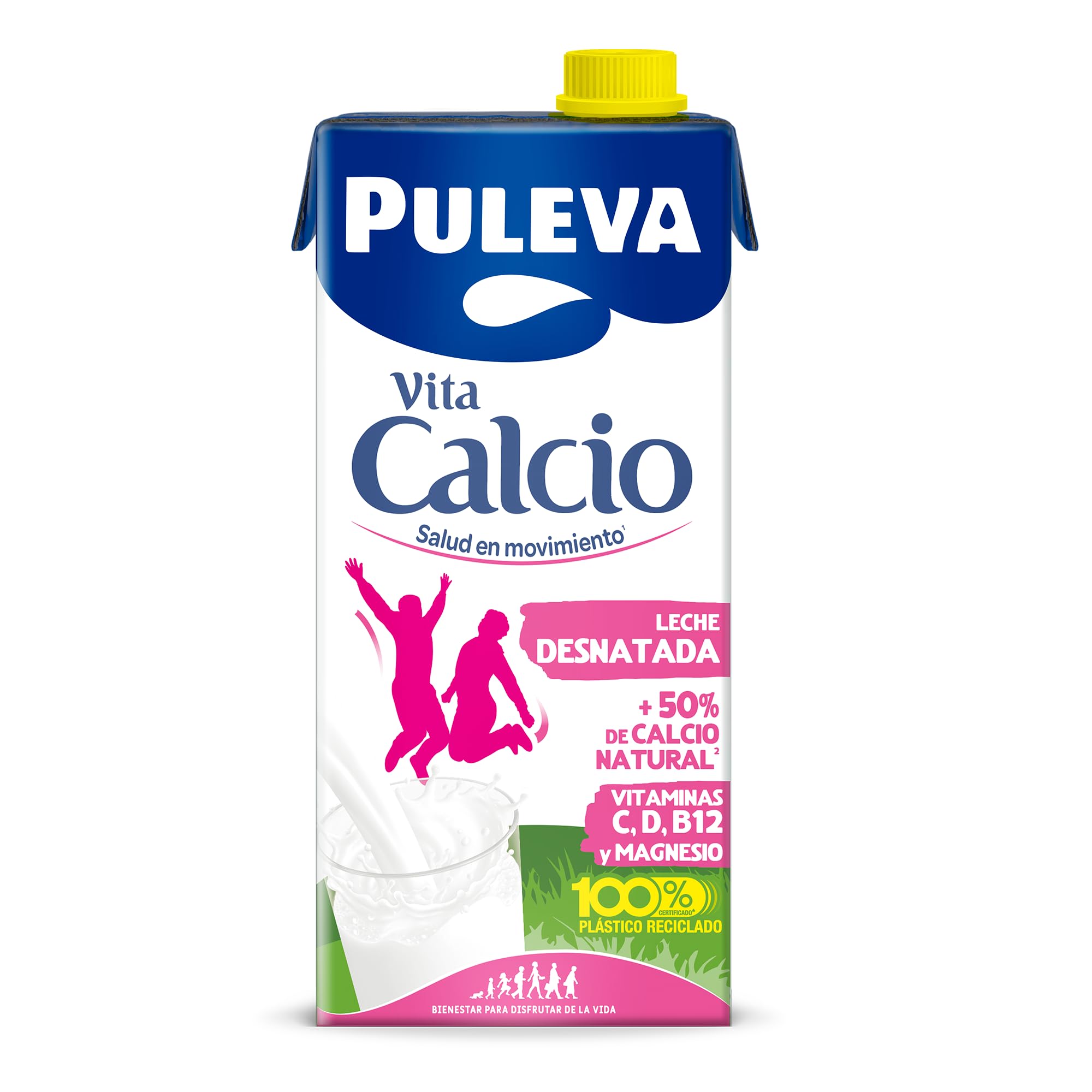 Puleva Calcio Leche Desnatada Pack 6 x 1L