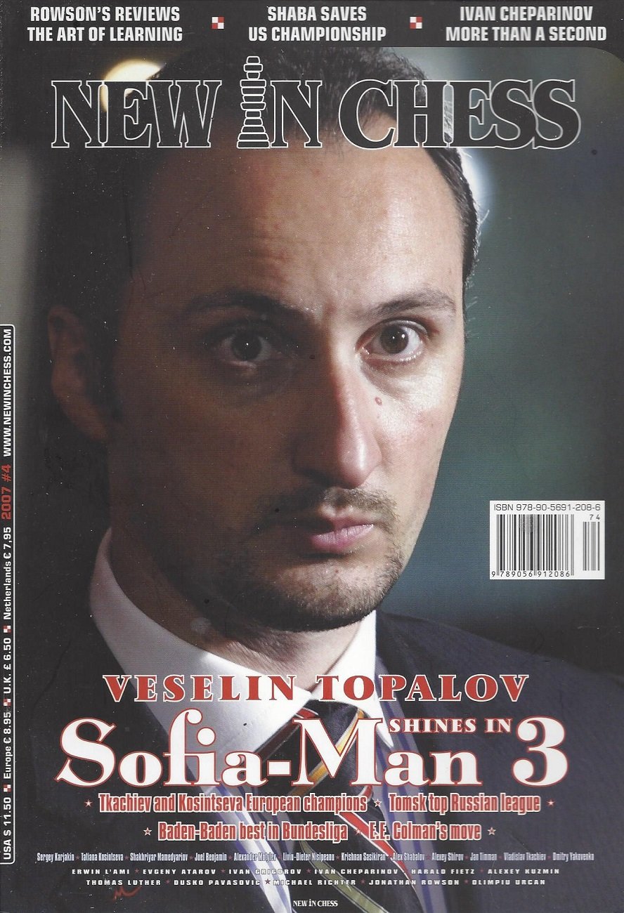 New In Chess Magazine 2007 #4, Sofia-Man 3, Veselin Topalov