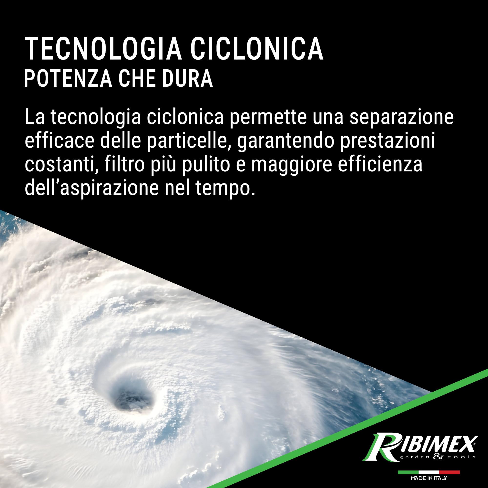 Ribimex Aspiratore Ciclonico 4 in 1 Cyclonix, Aspiratore Solidi, Liquidi e Cenere, Bidone da 30 L, 1600 W, Funzione Soffiante e Scarico Liquidi, Presa Elettroutensili, Accessori Inclusi - PRCEN023