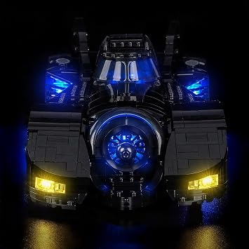LocoLee RCライトキット レゴバットマンリターンズバットモービル76355用、LED照明アクセサリーディスプレイコレクター用、モデルは含まれません ライトキットのみ