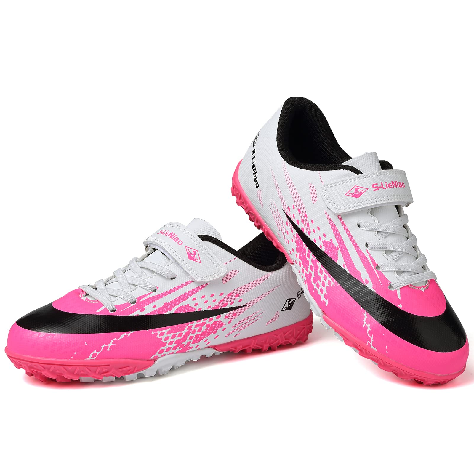 CBUSTER Kids Soccer Cleats Boys Girls Football Cleats Indoor Outdoor Sneaker Shoes TF