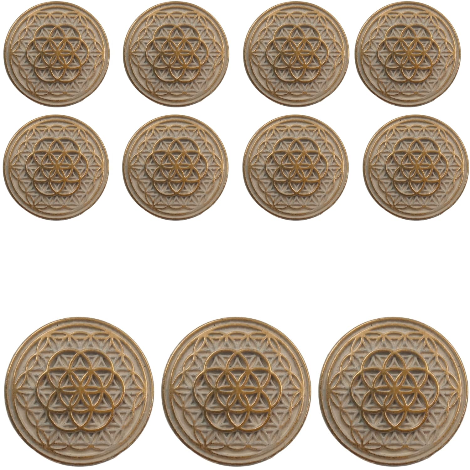 Ani accessories Metal Infinite Shank Button for Coat Blazer Suit, Sherwani and Indian Dresses Sports Coat (8 pcs Small 3 pcs Long)-picture-16