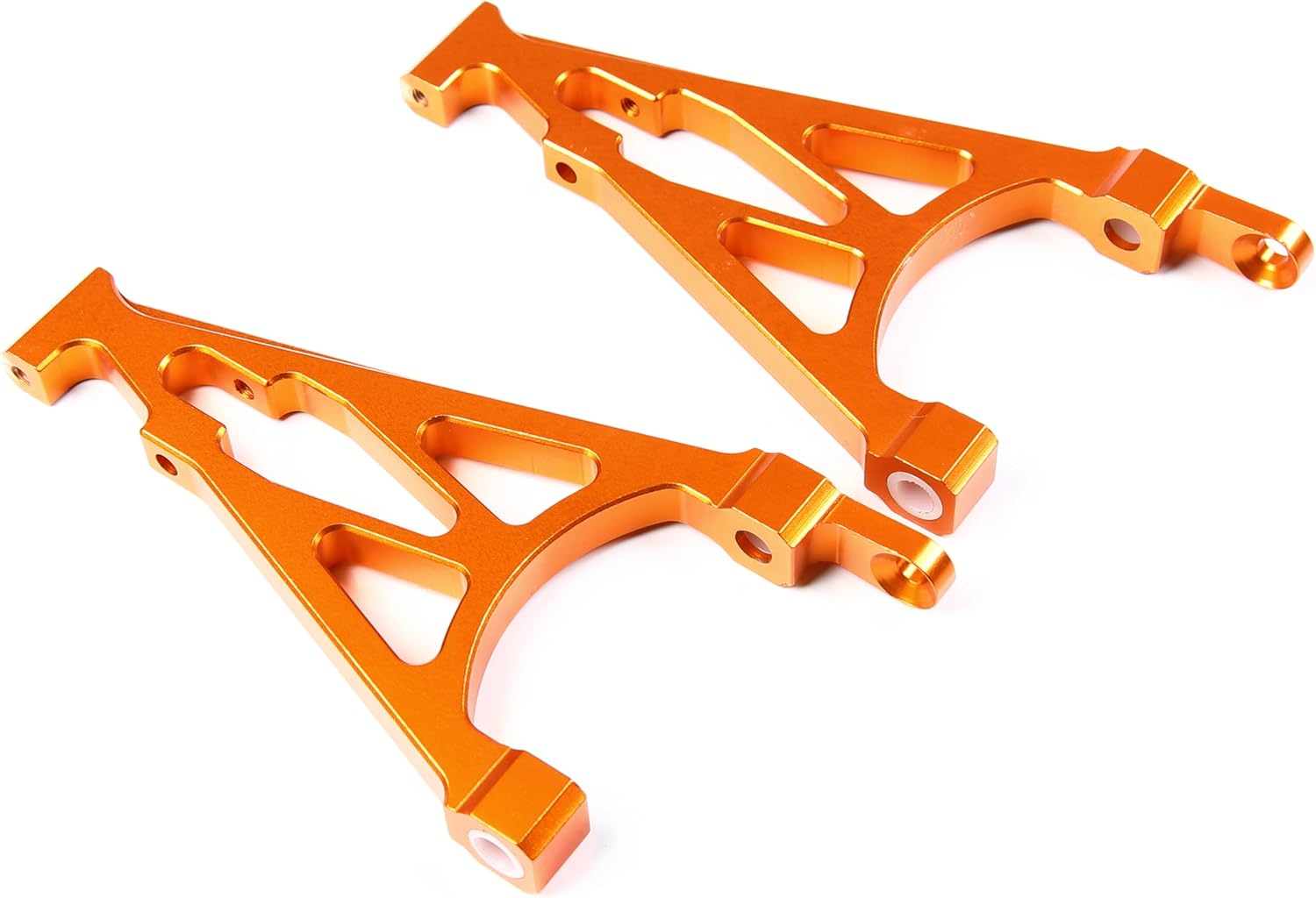 GTBRacing CNC Aluminum Metal Rear Shock Tower Brace A Arm Set for 1/5 RC Car HPI KM Rovan Baja 5b ss 5sc Upgrade Replacement Part (Orange)