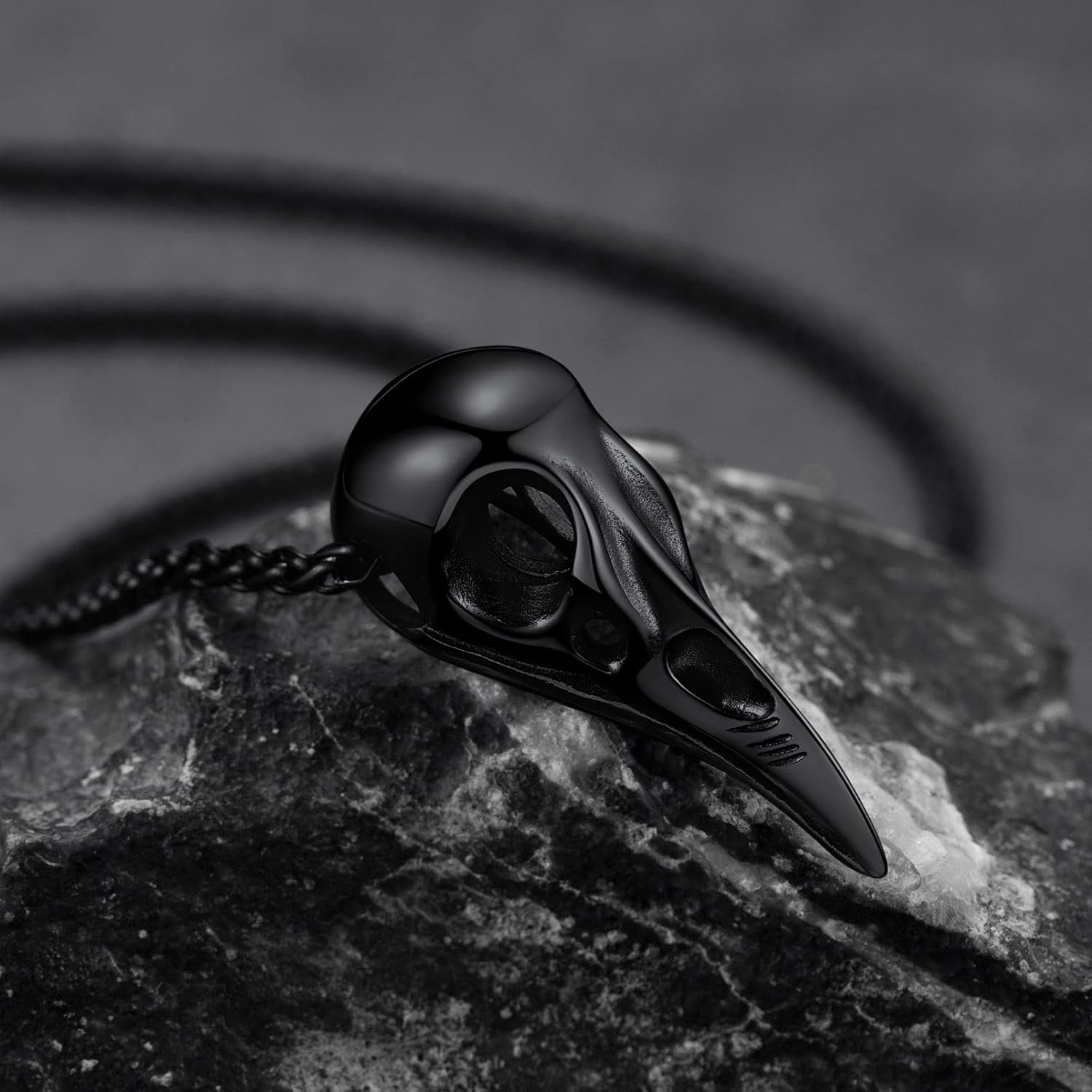 FaithHeart Viking Raven Necklace for Men, Norse Mythology Raven Skull Pendant Sturdy Stainless Steel Amulet Jewelry Gift for Men - Image 9