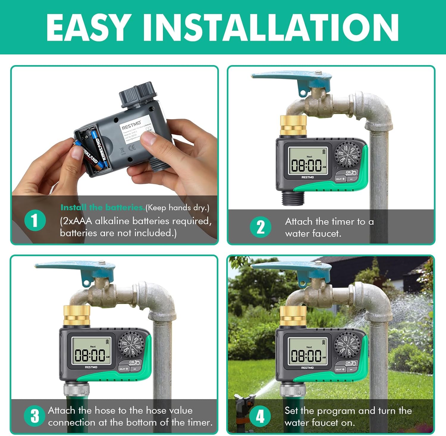 Easy Installation Steps for Sprinkler Timer