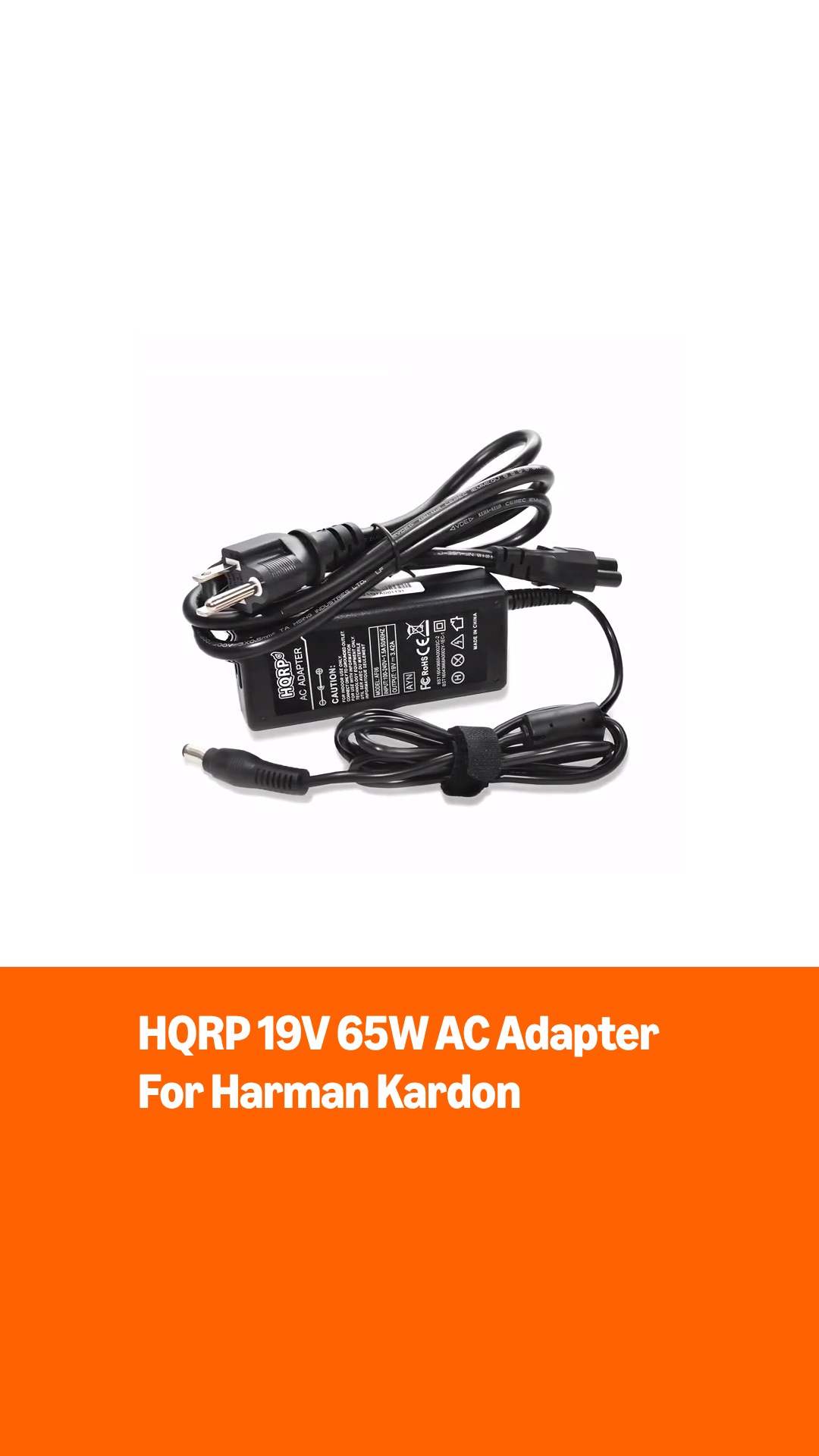 Amazon.com: HQRP - 19V 65W Replacement Charger - Compatible with