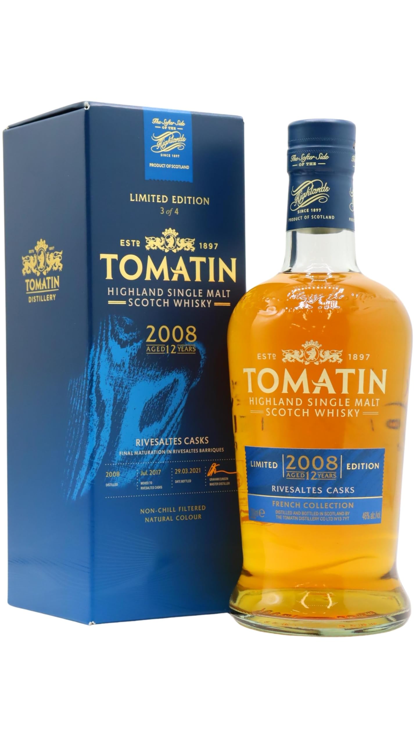 Amazon.co.jp: トマーティン 12年 2008 リヴザルト 46度 700ml
