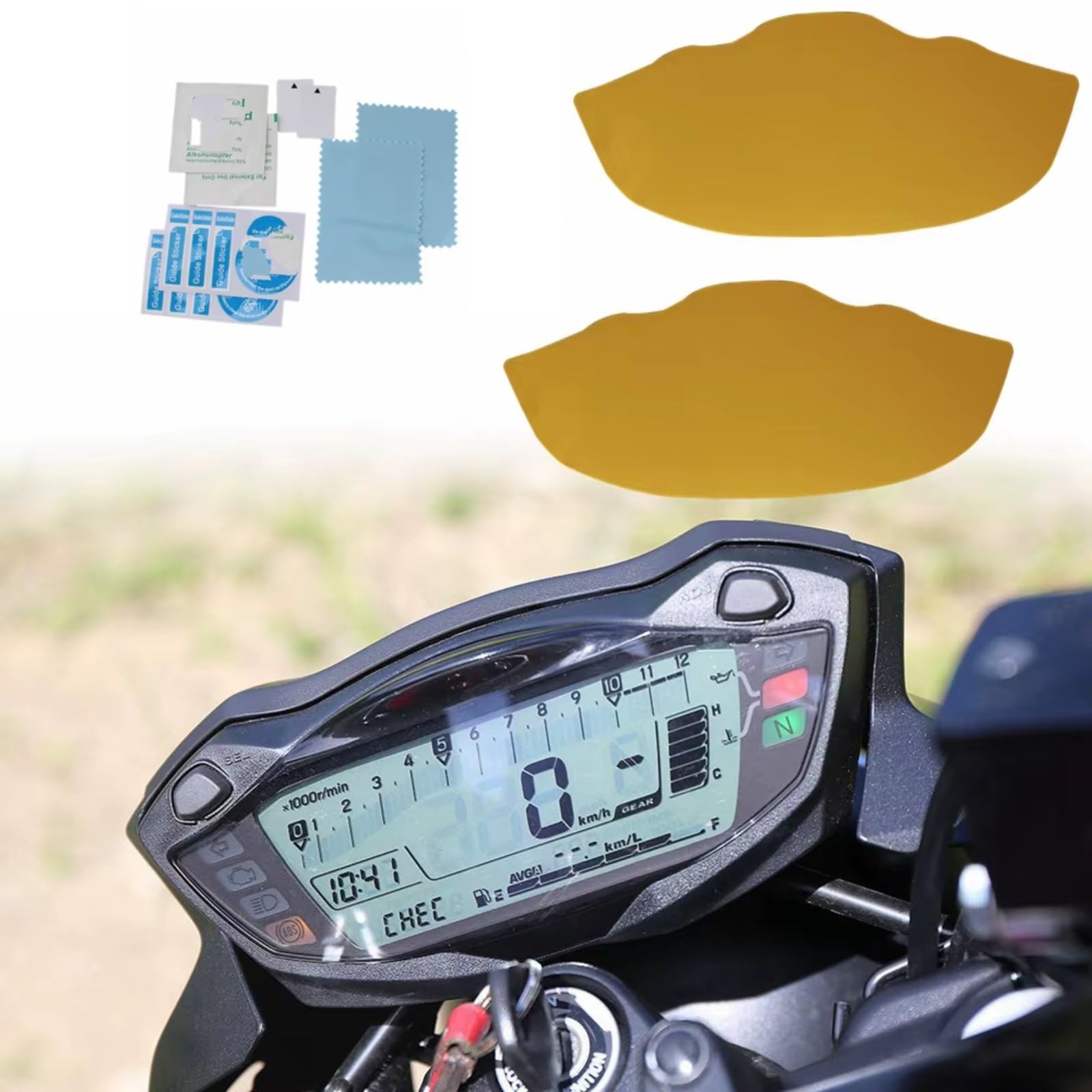 Folie Motorrad Display Kompatibel Mit Suzuki Für GSXS1000F 2016–2021 Motorrad-Tachometerschutz Armaturenbrett Kratzfolie Instrumentencluster
