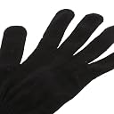 Phenovo Professional Heat Resistant Glove for Hair Styling Heat Blocking Curling Flat Iron Wand Cotton Black FOR BOTH RIGHT LEFT HAND gallery image