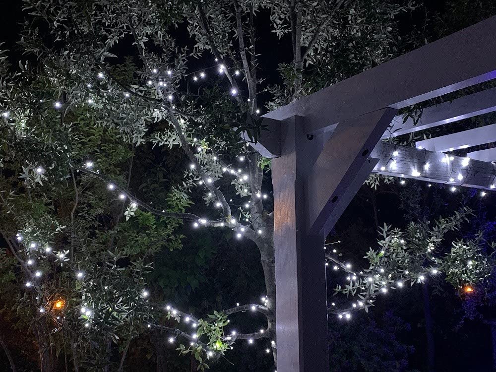elume Guirlande lumineuse extérieure 70m 1000 LED blanc pur fixe