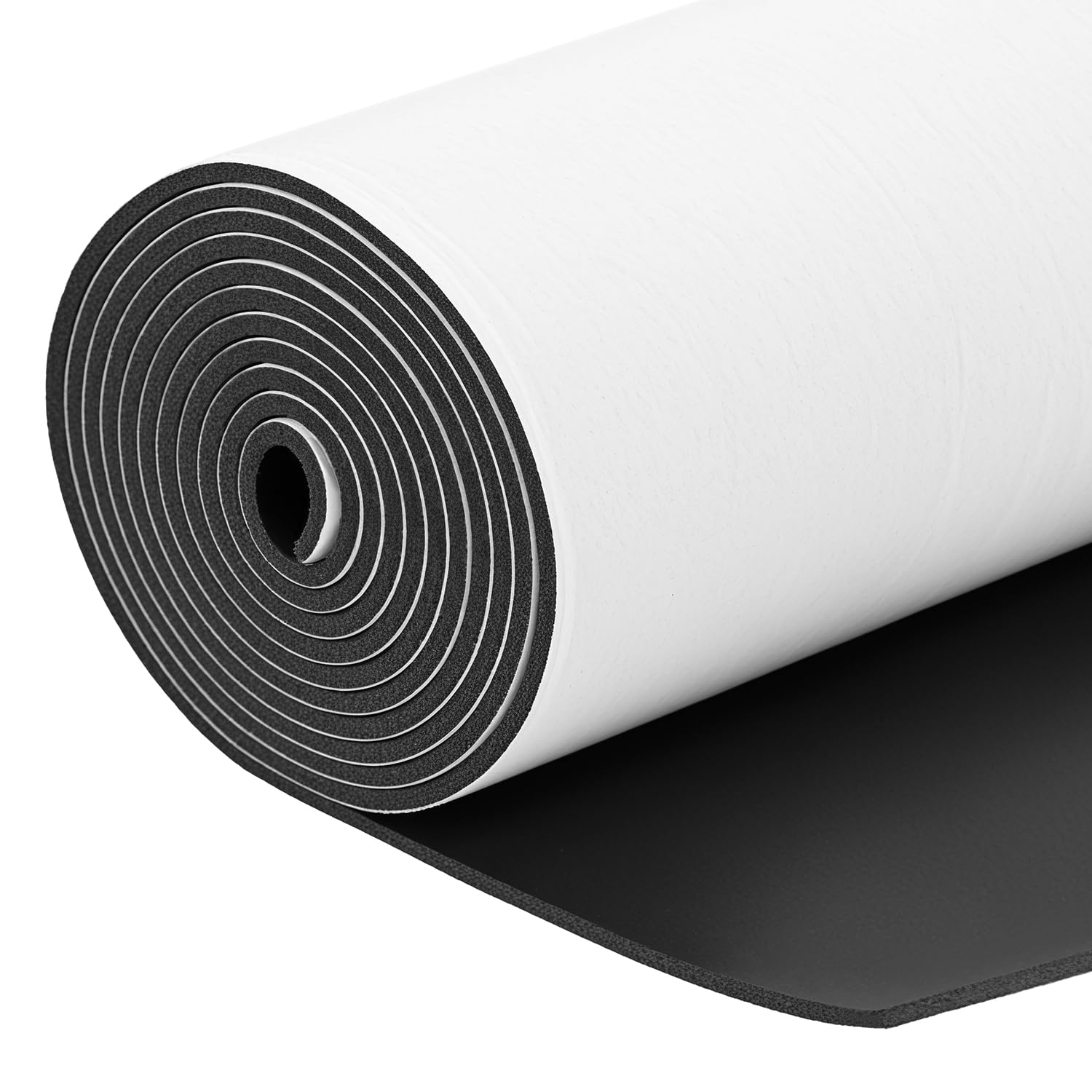 QWORK® Self Adhesive Foam Roll, 30cm x 3mm x 2m Foam Rubber Sheets with Adhesive Backing, for Sealing Doors Windows or DIY Project