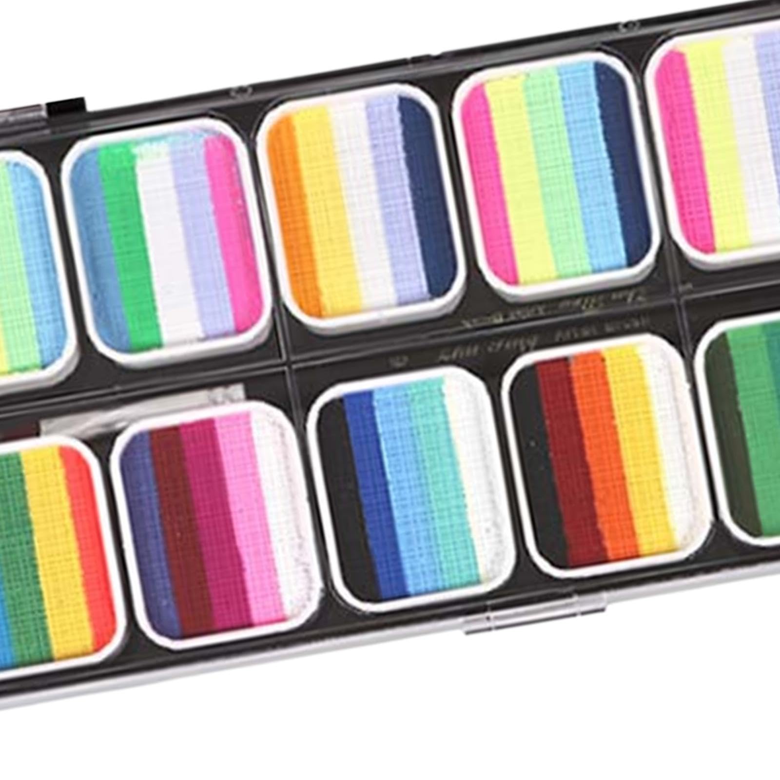 Palette de Maquillage pour Le Visage, Haute Saturation, avec 2 Stylos Pigmentés.